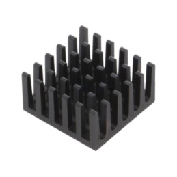 Radiator: extrudat; cu aripioare; BGA; neagră; L: 21mm; W: 21mm; 624