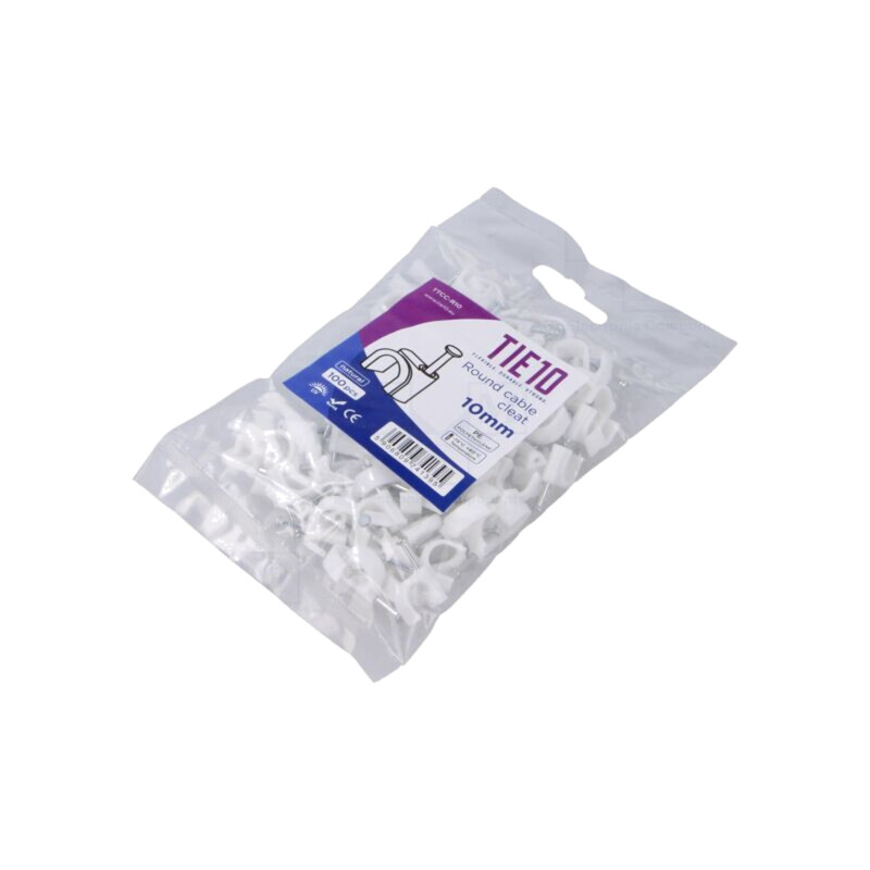 Element de susţinere; natural; pe cablu rotund; 100buc; cu cui Element de susţinere; natural; pe cablu rotund; 100buc; cu cui