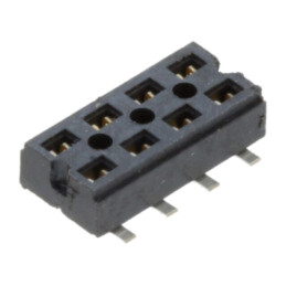 Conector: PCB-PCB; mamă; PIN: 8; 2mm; CLT; aurit; SMT; soclu; 4,1A