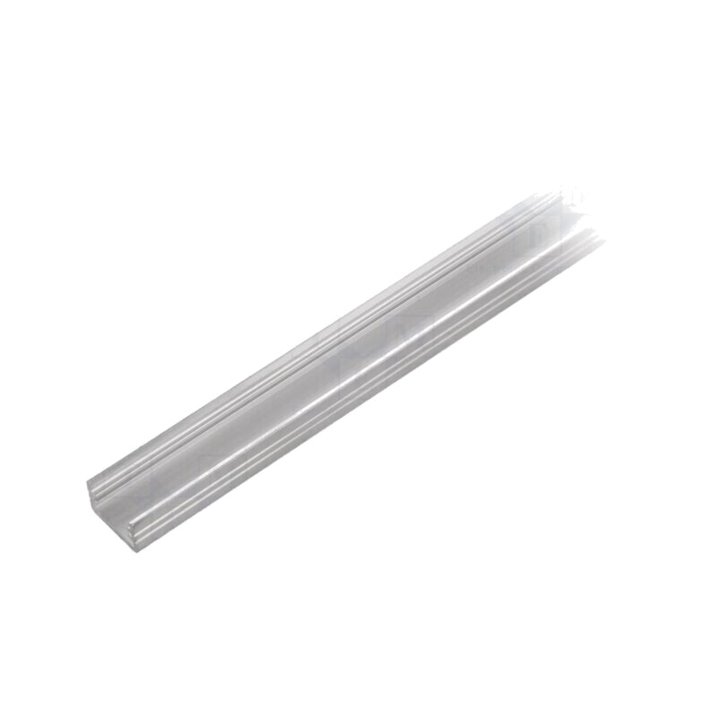 Profi pt.module LED; natural; L: 1m; SLIM8; aluminiu; de suprafaţă