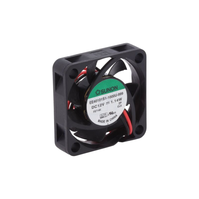 Ventilator: DC; axial; 12VDC; 40x40x10mm; 13,87m3/h; 28,8dBA; 26AWG Ventilator: DC; axial; 12VDC; 40x40x10mm; 13,87m3/h; 28,8dBA; 26AWG