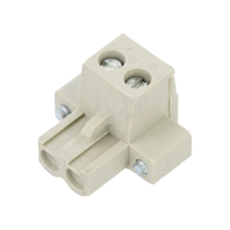 Regletă de conexiuni deconectabilă; 5,08mm; piste: 2; drept; mufă