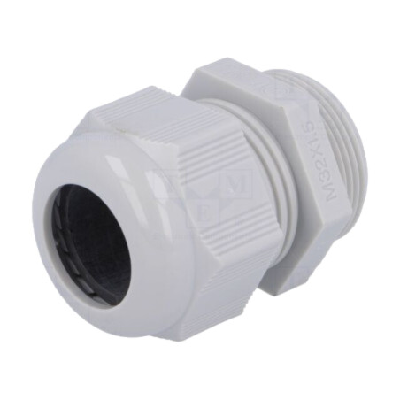 Garnitură de etanşare; M32; 1,5; IP68; poliamidă; gri