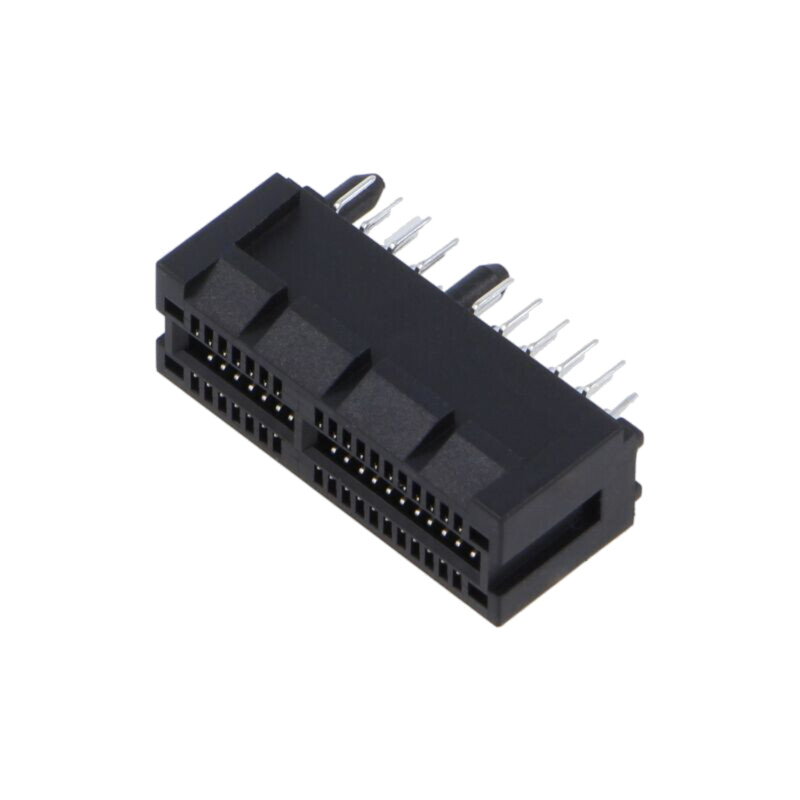 Conector: pentru carduri; drept; THT; pentru PCB; gold flash; 1mm