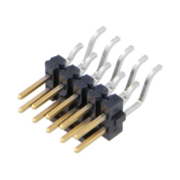 Conector: şiruri pini; tată; PIN: 10; 2,54mm; aurit; SMT; şir pini