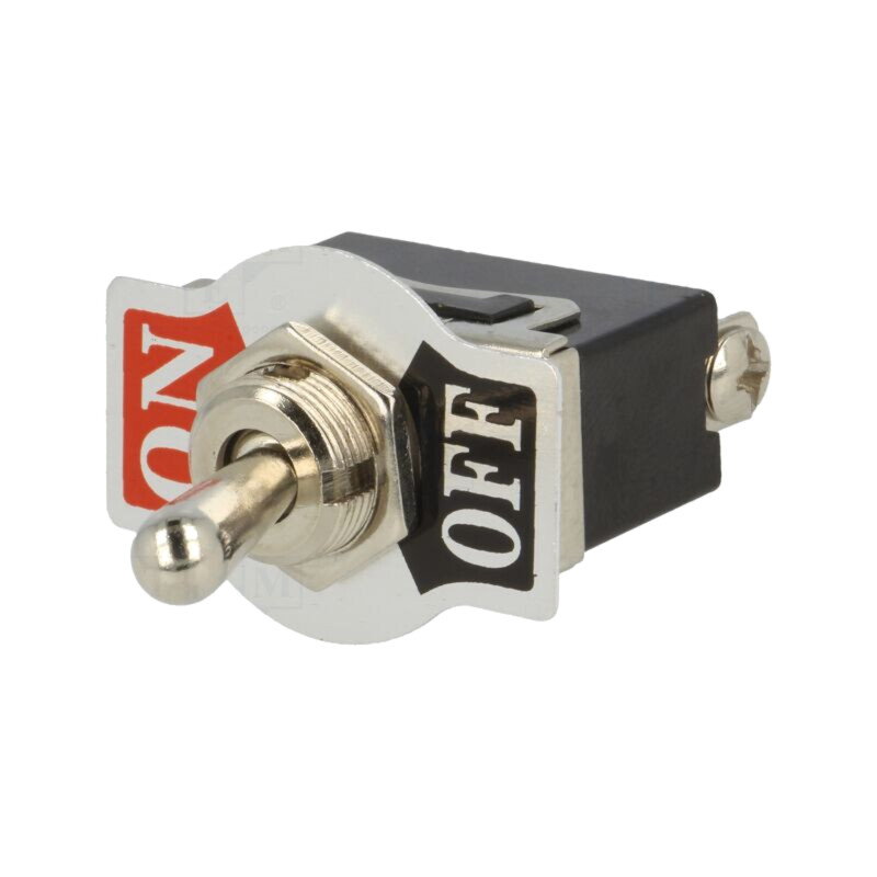 Comutator: basculant; Poz: 2; SPST; (ON)-OFF; 10A/250VAC; -25÷85°C Comutator: basculant; Poz: 2; SPST; (ON)-OFF; 10A/250VAC; -25÷85°C