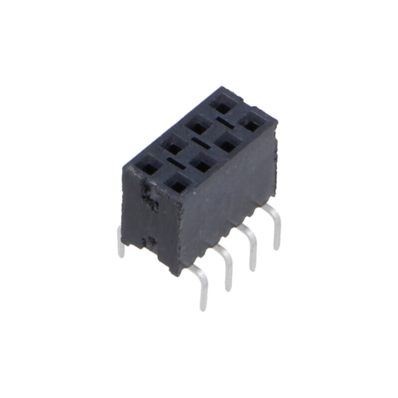 Conector: şiruri pini; soclu; tată; PIN: 8; de trecere; drept; THT