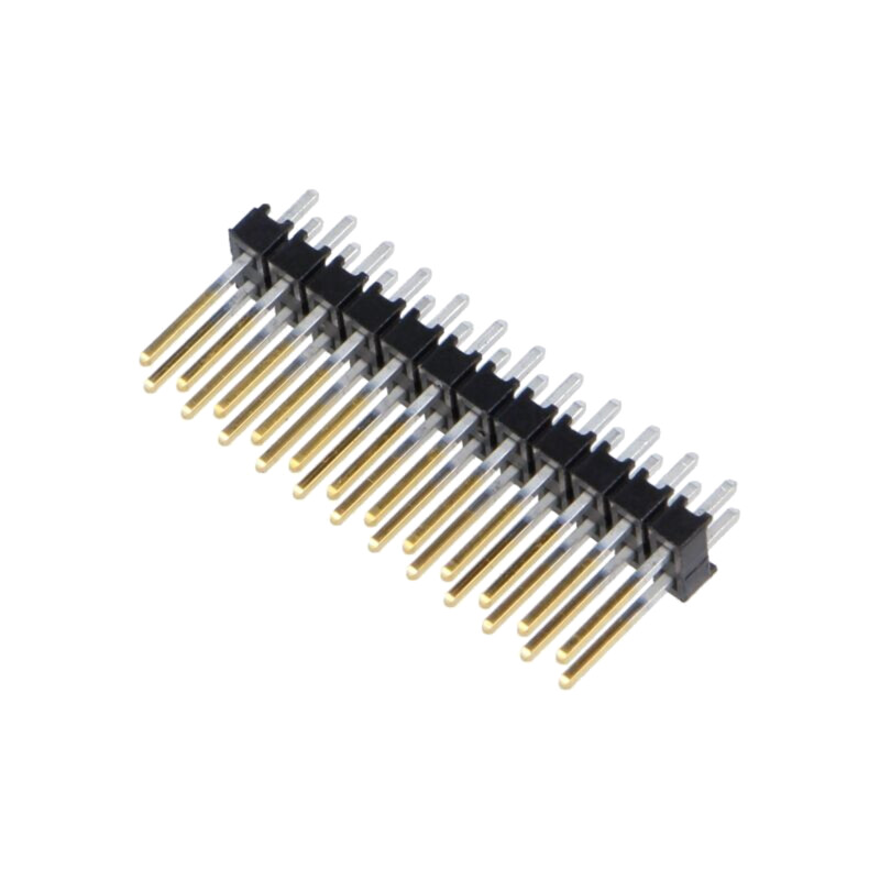 Conector: şiruri pini; şir pini; tată; PIN: 24; drept; 2,54mm; THT