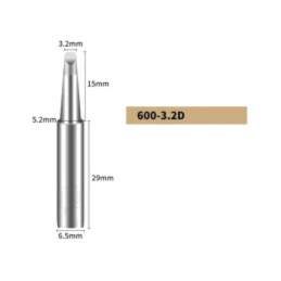 Vârf; tip şurubelniţă; 3,2mm; pentru staţie de lipit