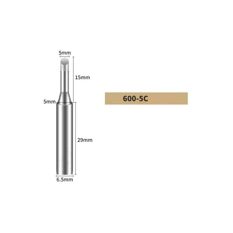 Vârf; despicat; 5mm; pentru staţie de lipit Vârf; despicat; 5mm; pentru staţie de lipit
