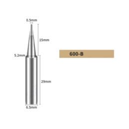 Vârf; conic; 0,5mm; pentru staţie de lipit