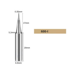 Vârf; conic; 0,35mm; pentru staţie de lipit