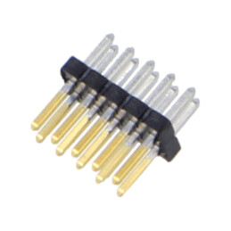 Conector: şiruri pini; tată; PIN: 10; 1,27mm; gold flash; THT; soclu