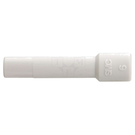 Obturator; polipropilenă; L: 47mm; albă; Ø: 16mm