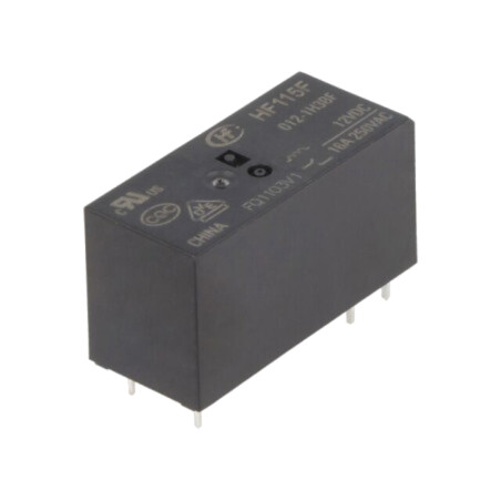 Releu: electromagnetic; SPST-NO; Ubobină: 12VDC; 16A; 16A/250VAC