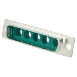 D-Sub speciali; PIN: 5(5+0); mufă; tată; pe cablu; A: 53,42mm; 250V