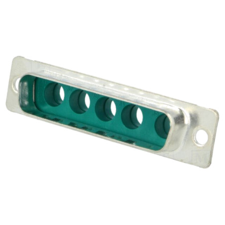 D-Sub speciali; PIN: 5(5+0); mufă; tată; pe cablu; A: 53,42mm; 250V