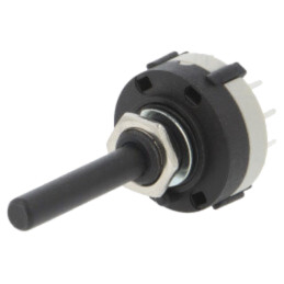 Comutator: rotativ; Poz: 4; 0,3A/125VAC; 1A/30VDC; 30°; -10÷60°C