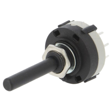 Comutator: rotativ; Poz: 4; 0,3A/125VAC; 1A/30VDC; 30°; -10÷60°C
