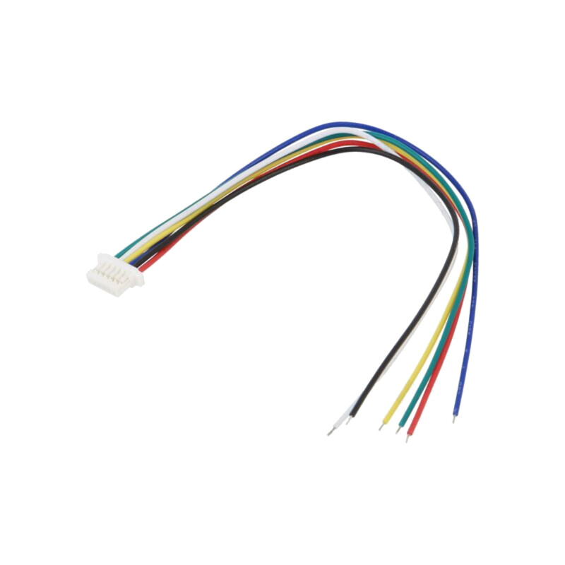 Cablu; JST SH; 120mm; PIN: 6; 28AWG Cablu; JST SH; 120mm; PIN: 6; 28AWG