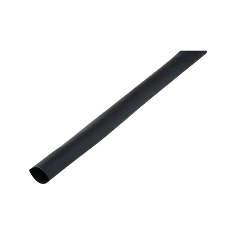 Manşon termocontractabil; cu adeziv; 2: 1; 9,5mm; L: 1000mm; neagră