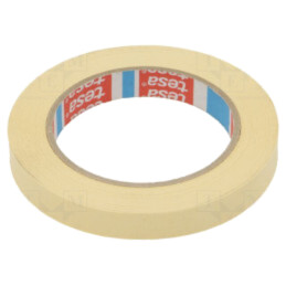 Bandă: de mascare; W: 15mm; L: 50m; Thk: 0,125mm; 10%