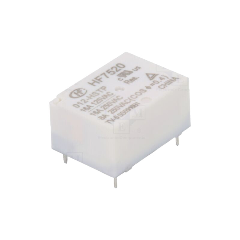 Releu: electromagnetic; SPST-NO; Ubobină: 12VDC; 16A; 16A/250VAC