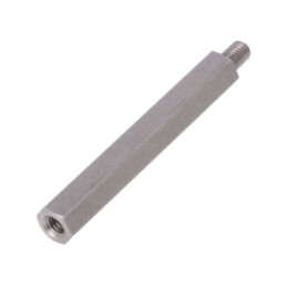 Piuliţă-distanţieră filetată; 70mm; Filet int: M6; Filet ext: M6