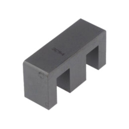 Miez: ferită; E; 3C94; 4100nH; 17300mm3; 178mm2; A: 43mm; B: 29,5mm