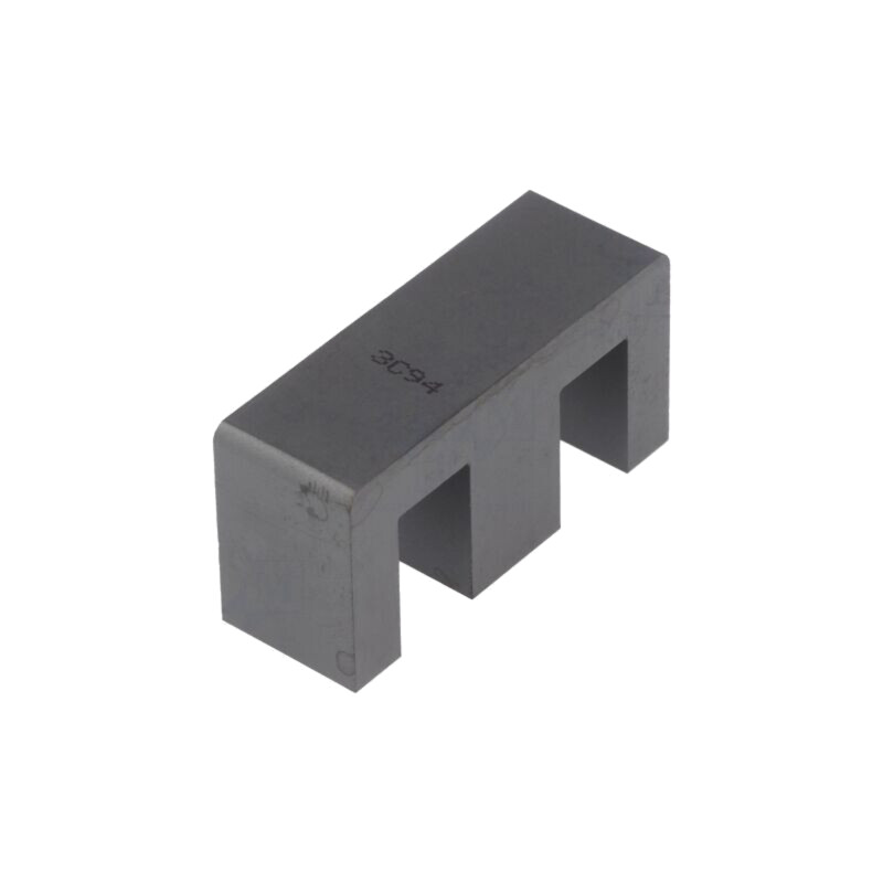 Miez: ferită; E; 3C94; 4100nH; 17300mm3; 178mm2; A: 43mm; B: 29,5mm