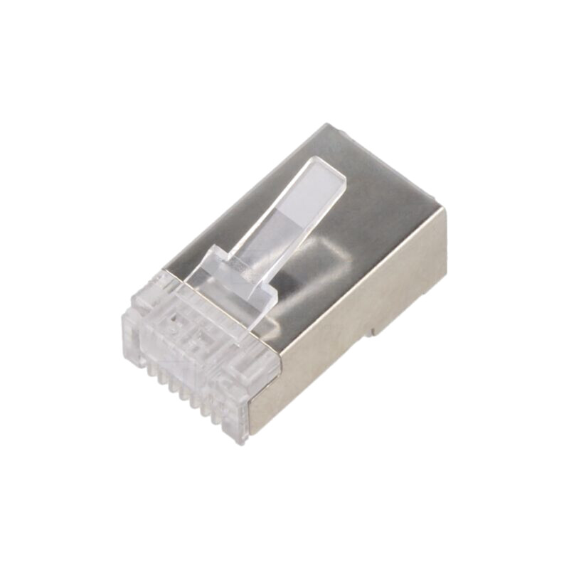Conector: RJ45; mufă; PIN: 8; Cat: 5e; Dispunere: 8p8c; pe cablu; IDC Conector: RJ45; mufă; PIN: 8; Cat: 5e; Dispunere: 8p8c; pe cablu; IDC