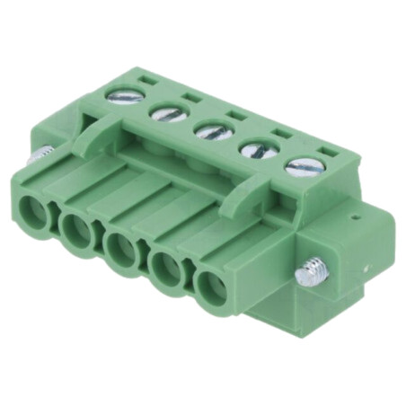 Regletă de conexiuni deconectabilă; 5,08mm; piste: 5; drept; mufă