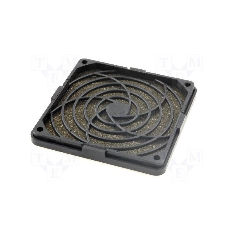 De protecţie; plastic; 92x92mm; clichet,şurub; cu filtru; 45ppi