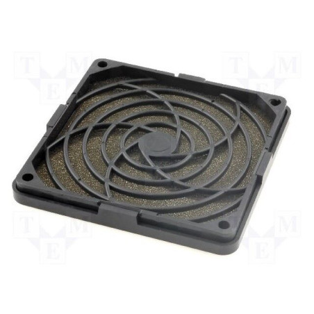 De protecţie; plastic; 92x92mm; clichet,şurub; cu filtru; 45ppi
