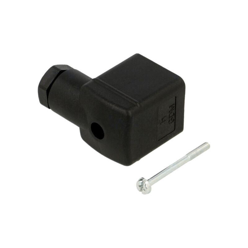 Connector: valve connector; plug; form A; 18mm; female; PIN: 4; M16 Connector: valve connector; plug; form A; 18mm; female; PIN: 4; M16