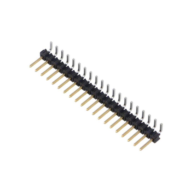 Conector: şiruri pini; şir pini; tată; PIN: 20; în unghi 90°; THT