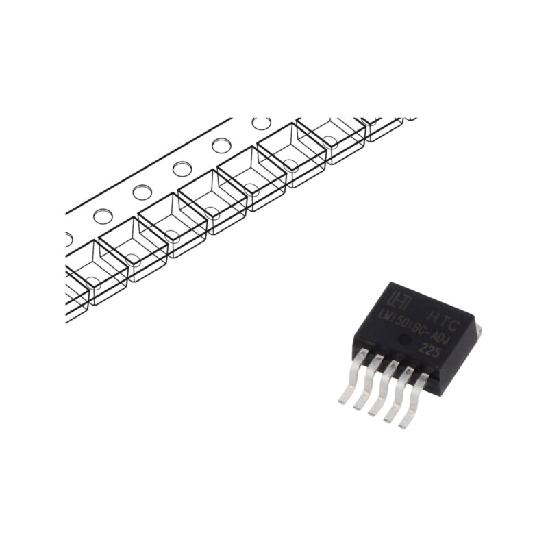 PMIC; convertor DC/DC; Uintr: 5,2÷40V; Uieş: 1,23÷40V; 5A; TO263-5 PMIC; convertor DC/DC; Uintr: 5,2÷40V; Uieş: 1,23÷40V; 5A; TO263-5