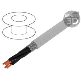 Cablu; ÖLFLEX® CLASSIC 115 CY; 4x0,5mm2; PVC; gri; 300V,500V