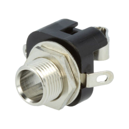 Conector: Jack 6,3mm; soclu; mamă; mono; piste: 2; drept; lipire