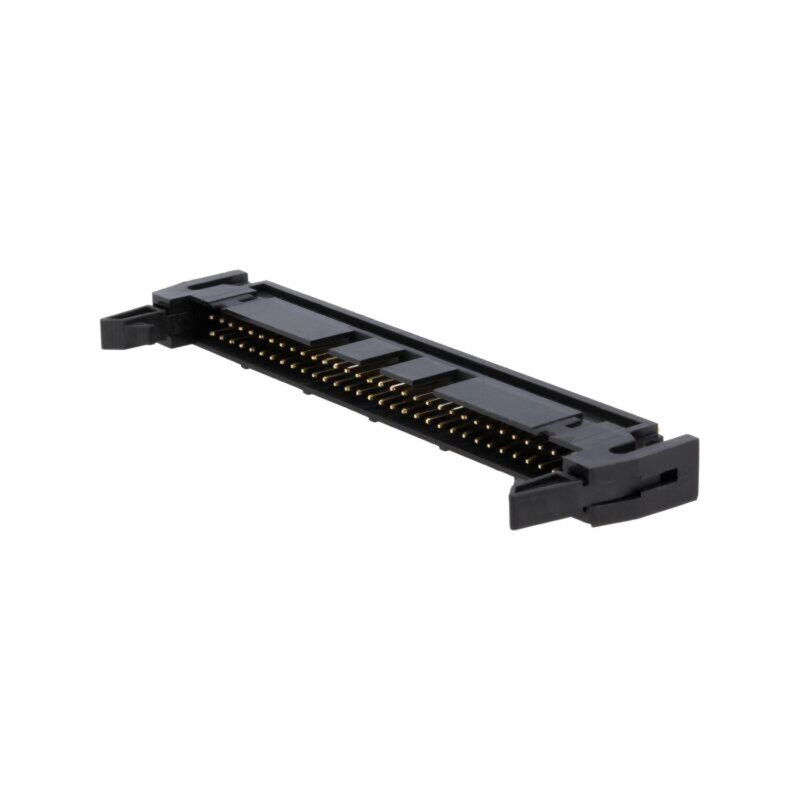 Conector: IDC; soclu; tată; PIN: 64; drept; cu ejector; THT; 2,54mm Conector: IDC; soclu; tată; PIN: 64; drept; cu ejector; THT; 2,54mm