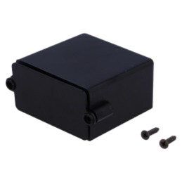 Carcasă: pt.alarmă; X: 55mm; Y: 56mm; Z: 30mm; ABS; neagră; cu panou