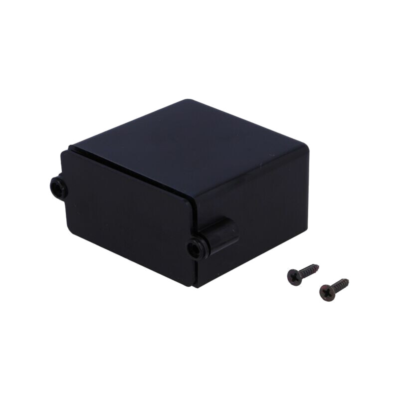 Carcasă: pt.alarmă; X: 55mm; Y: 56mm; Z: 30mm; ABS; neagră; cu panou Carcasă: pt.alarmă; X: 55mm; Y: 56mm; Z: 30mm; ABS; neagră; cu panou