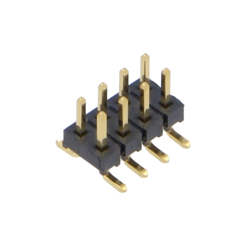Conector: şiruri pini; tată; PIN: 8; 2mm; aurit; SMT; şir pini Conector: şiruri pini; tată; PIN: 8; 2mm; aurit; SMT; şir pini