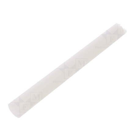 Tijă; Ø: 10mm; L: 500mm; naturală; extrudate; manşon