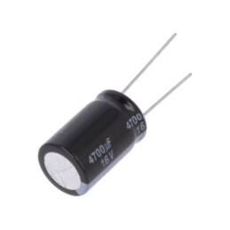 Condensator: electrolitic; low ESR; THT; 4700uF; 16VDC; Ø16x25mm