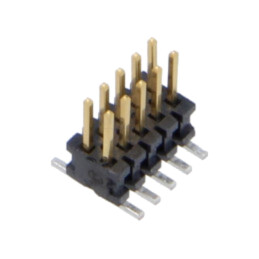 Conector: şiruri pini; tată; PIN: 10; 1,27mm; aurit; SMT; soclu; rolă