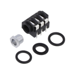 connector 1/4'' M JACK STEREO SWITCHED