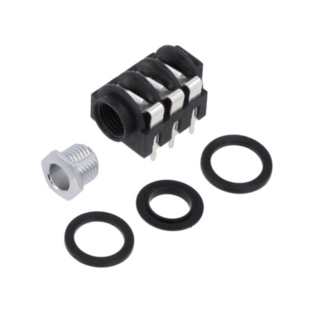 connector 1/4'' M JACK STEREO SWITCHED