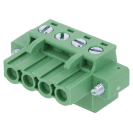 Regletă de conexiuni deconectabilă; 5,08mm; piste: 4; drept; mufă