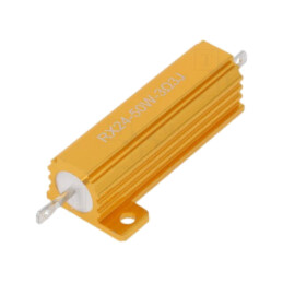 Rezistor: bobinat; cu radiator; 3,3Ω; 50W; ±5%; 50ppm/°C; pt.lipit